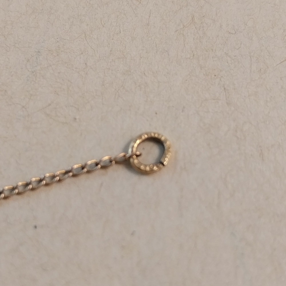Gold Filled and Red Pendant Necklace - Picture 9 of 15